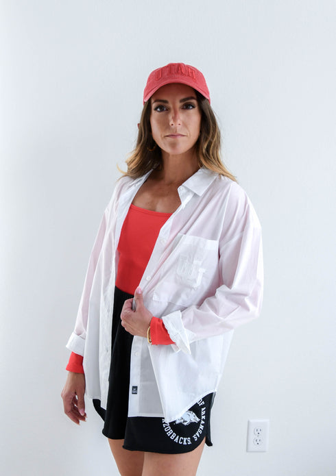 Utah Pocket Logo Lux Linen Button Up